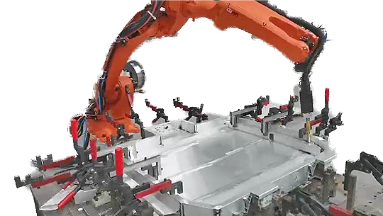 新能源鋰電池鋁托盤焊接